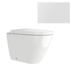 Streamline Arcisan Neion Wall Faced Intelligent Toilet with Remote, Arcisan Cistern - Includes Venn Matte White Button - NE041005 + VE04478.MW