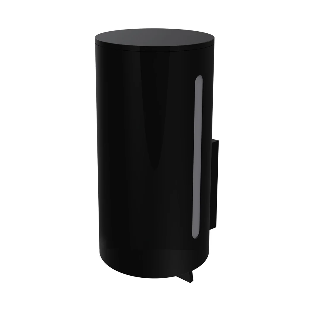 Parisi Tondo Wall Mounted Compact Shower Soap Dispenser - NE869.02 Matte Black