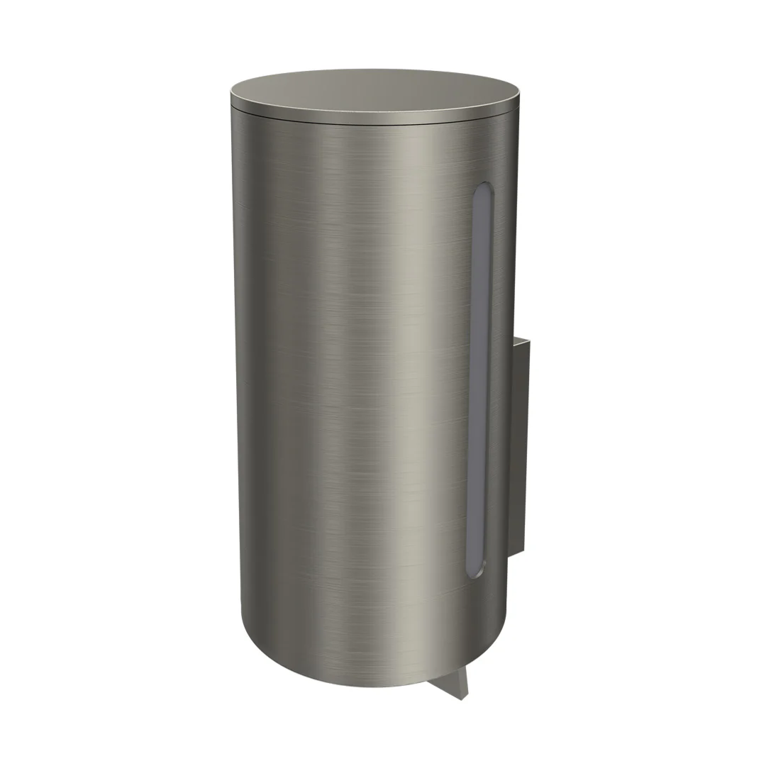 Parisi Tondo Wall Mounted Compact Shower Soap Dispenser - NE869.41 Brushed Nickel