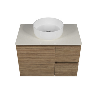 Timberline Nevada Wall Hung Vanity with SilkSurface Top & Basin 750mm - NEVV750CSSAW