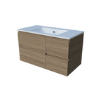 Timberline Nevada Wall Hung Vanity with Alpha Ceramic Top 900mm - NEVV900CAPHW