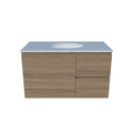 Timberline Nevada Wall Hung Vanity with SilkSurface Top & Basin 900mm - NEVV900CSSUW