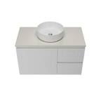 Timberline Nevada Classic Wall Hung Vanity with SilkSurface Top & Basin 900mm - NVCV900CSSAW