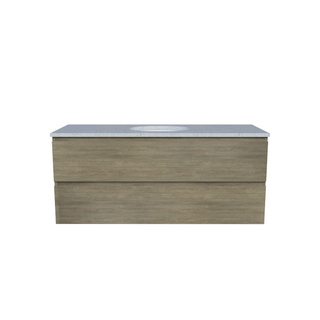 Timberline Nevada Plus Wall Hung Vanity with SilkSurface Top & Basin 1200mm - NEVPV1200CSSUW