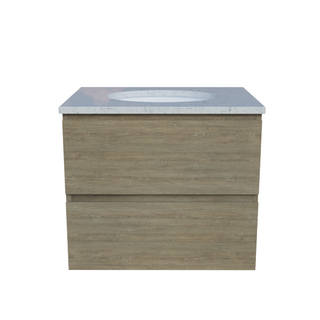 Timberline Nevada Plus Wall Hung Vanity with SilkSurface Top & Basin 600mm - NEVPV600CSSUW