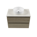 Timberline Nevada Plus Wall Hung Vanity with SilkSurface Top & Basin 750mm - NEVPV750CSSAW