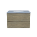Timberline Nevada Plus Wall Hung Vanity with SilkSurface Top & Basin 750mm - NEVPV750CSSUW