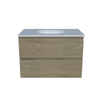 Timberline Nevada Plus Wall Hung Vanity with SilkSurface Top & Basin 750mm - NEVPV750CSSUW