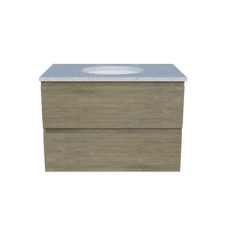 Timberline Nevada Plus Wall Hung Vanity with SilkSurface Top & Basin 750mm - NEVPV750CSSUW