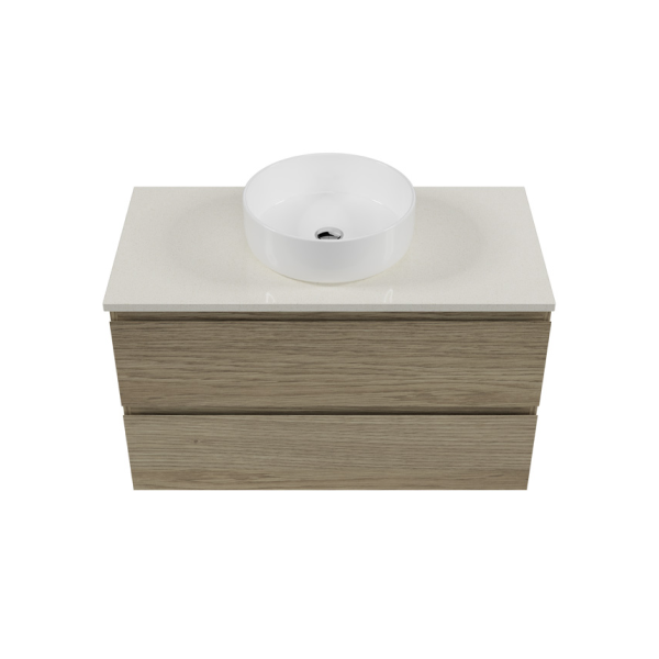 Timberline Nevada Plus Wall Hung Vanity with SilkSurface Top & Basin 900mm