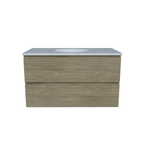 Timberline Nevada Plus Wall Hung Vanity with SilkSurface Top & Basin 900mm - NEVPV900CSSUW