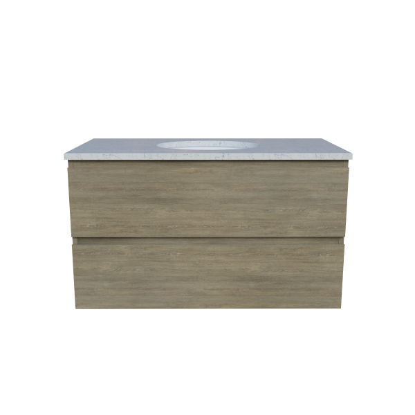 Timberline Nevada Plus Wall Hung Vanity with SilkSurface Top & Basin 900mm