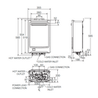 Installed Rheem 26L Continuous Hot Water System - Natural Gas 50°C - 876A26NF-INSTALL