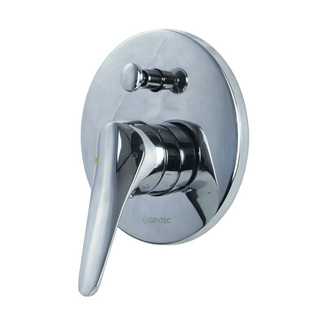 Gentec DZR NGM4500 Brass In-Wall Recess Shower Mixer w/Diverter - Chrome