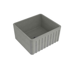 Turner Hastings Novi 50 x 46 Fireclay Butler Sink - Concrete Look NO504FS-CL