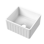 Turner Hastings Novi 51 x 46 Fireclay Butler Sink - Matte White NO513FS-MW