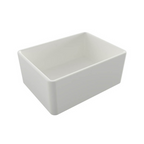 Turner Hastings Novi 60 x 46 Fireclay Butler Sink Includes Overflow - Matte White NO603FS-MW-OF