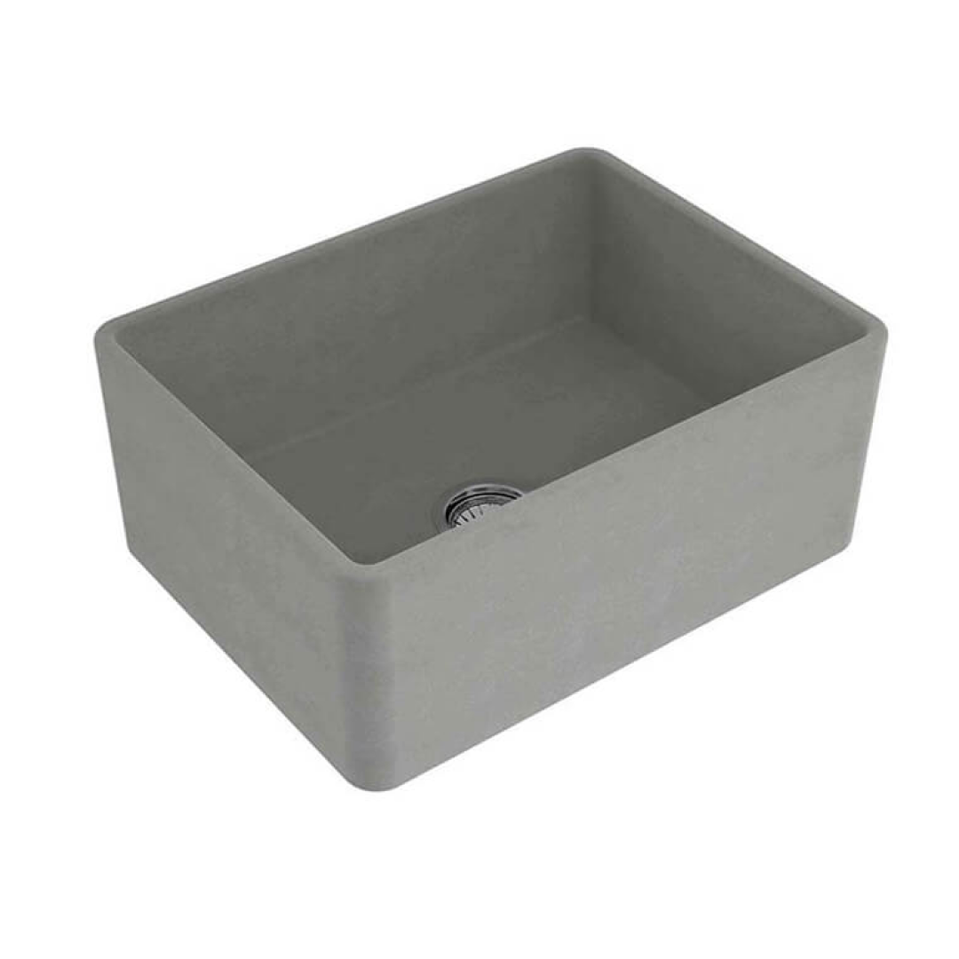 Turner Hastings Novi 60 x 46 Fireclay Butler Sink - Concrete Look NO604FS-CL