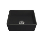 Turner Hastings Novi 60 x 46 Fireclay Butler Sink Includes Overflow - Matte Black NO60FS-MB-OF