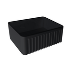Turner Hastings Novi 60 x 46 Fine Fireclay Butler Sink Matte Black - NO60FS-MB