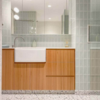 Turner Hastings Novi 60 x 46 Fireclay Butler Sink Includes Overflow - Gloss White NO60FS-OF