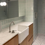 Turner Hastings Novi 60 x 46 Fireclay Butler Sink Includes Overflow - Gloss White NO60FS-OF