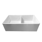 Turner Hastings Novi 84 Fine Fireclay Farmhouse Butler Sink - Gloss White - NO84FS