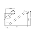 Nero Classic Sink Mixer - LF Chrome - NR110007CH