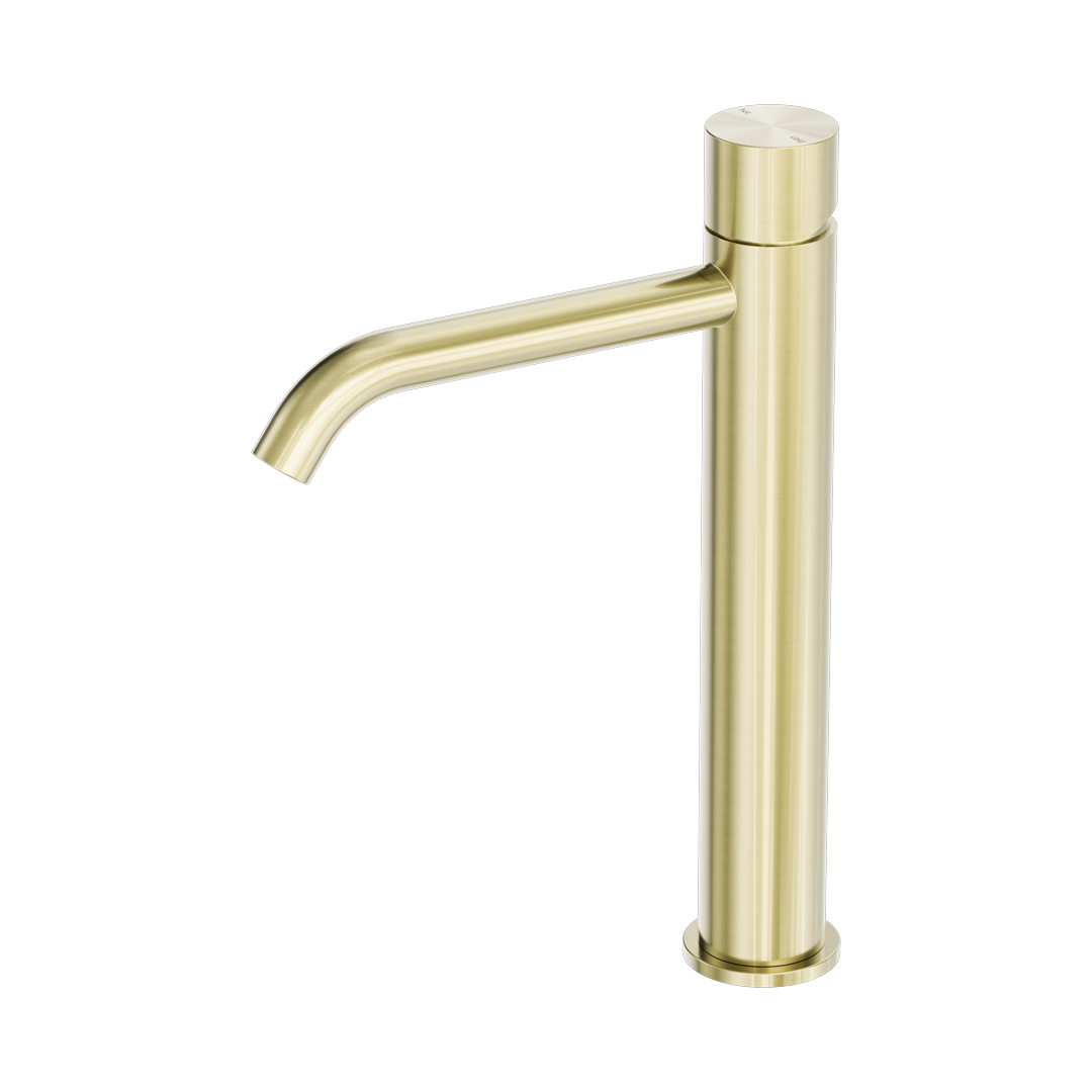 Nero Zen SS316L Handless Tall Basin Mixer - LF Brushed Gold - NR162201CBG