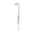 Nero Zen SS316L Outdoor Freestanding Shower Column - Brushed Nickel - NR162205ABN