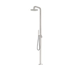 Nero Zen SS316L Outdoor Freestanding Shower Column - Brushed Nickel - NR162205ABN