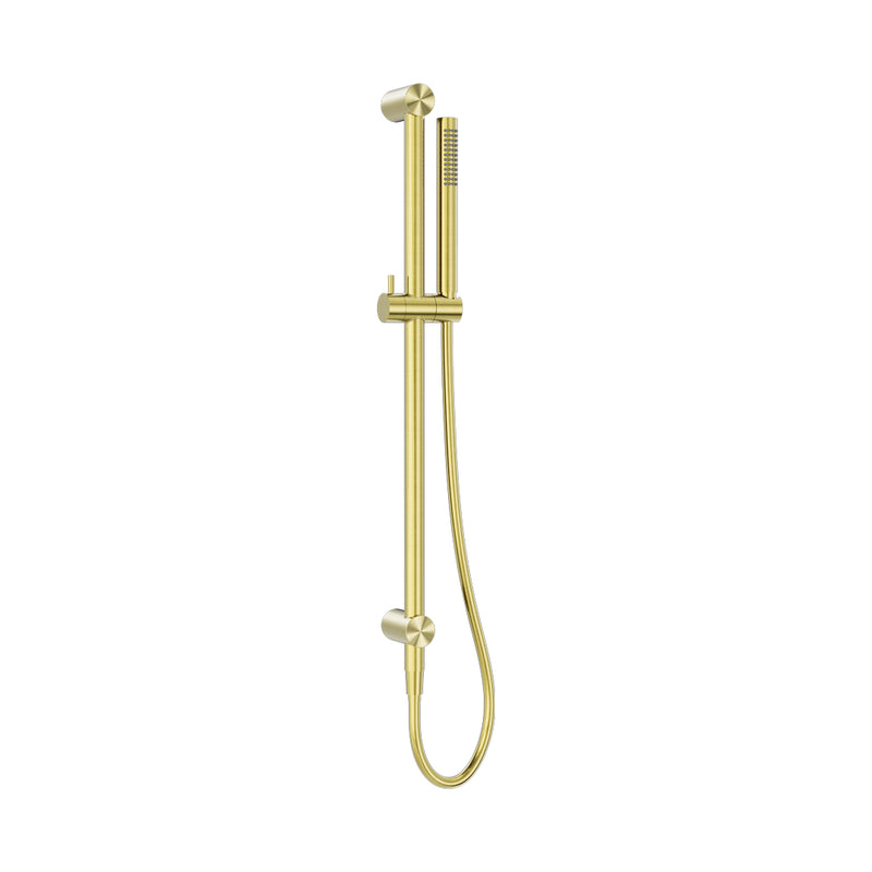 Nero Zen SS316L Shower Rail w/PVC Hose - Brushed Gold