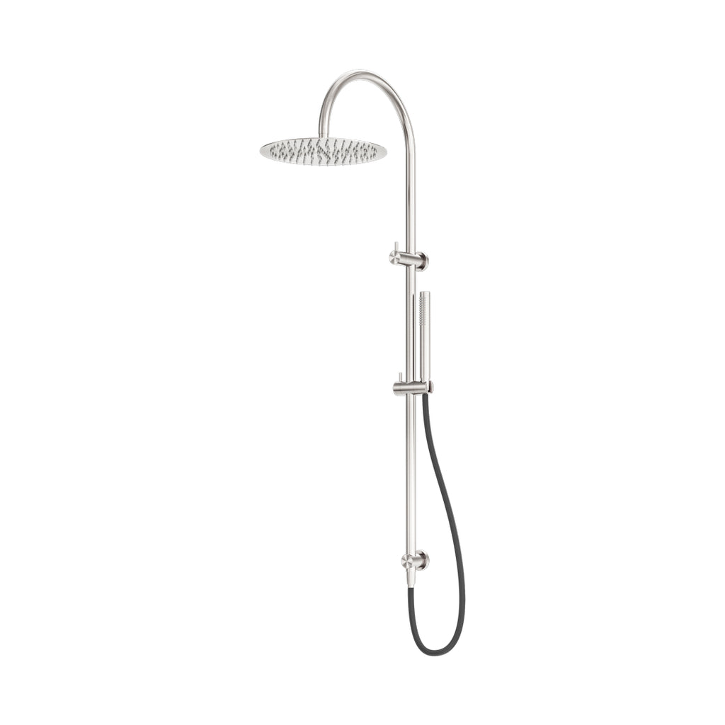 Nero Zen SS316L Twin Shower w/Outdoor Hose - Brushed Nickel - NR162205c01BN