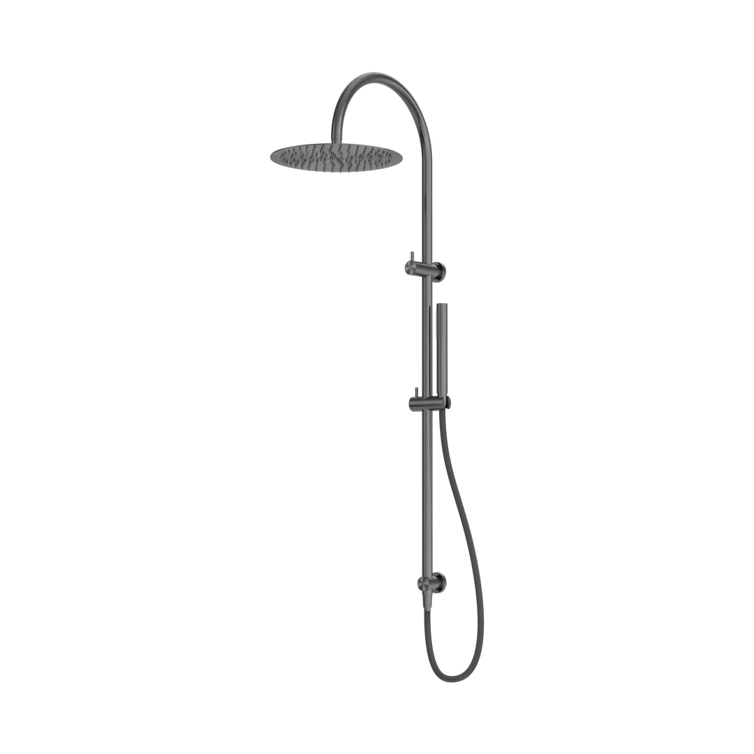 Nero Zen SS316L Twin Shower w/Outdoor Hose - Graphite - NR162205C01GR