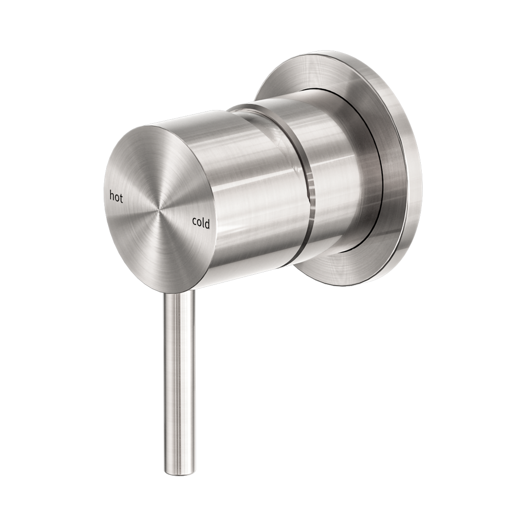 Nero Zen SS316L Shower Mixer Includes In-Wall Body - LF Brushed Nickel - NR162211BN