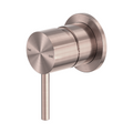 Nero Zen SS316L Shower Mixer Includes In-Wall Body - LF Brushed Bronze - NR162211BZ