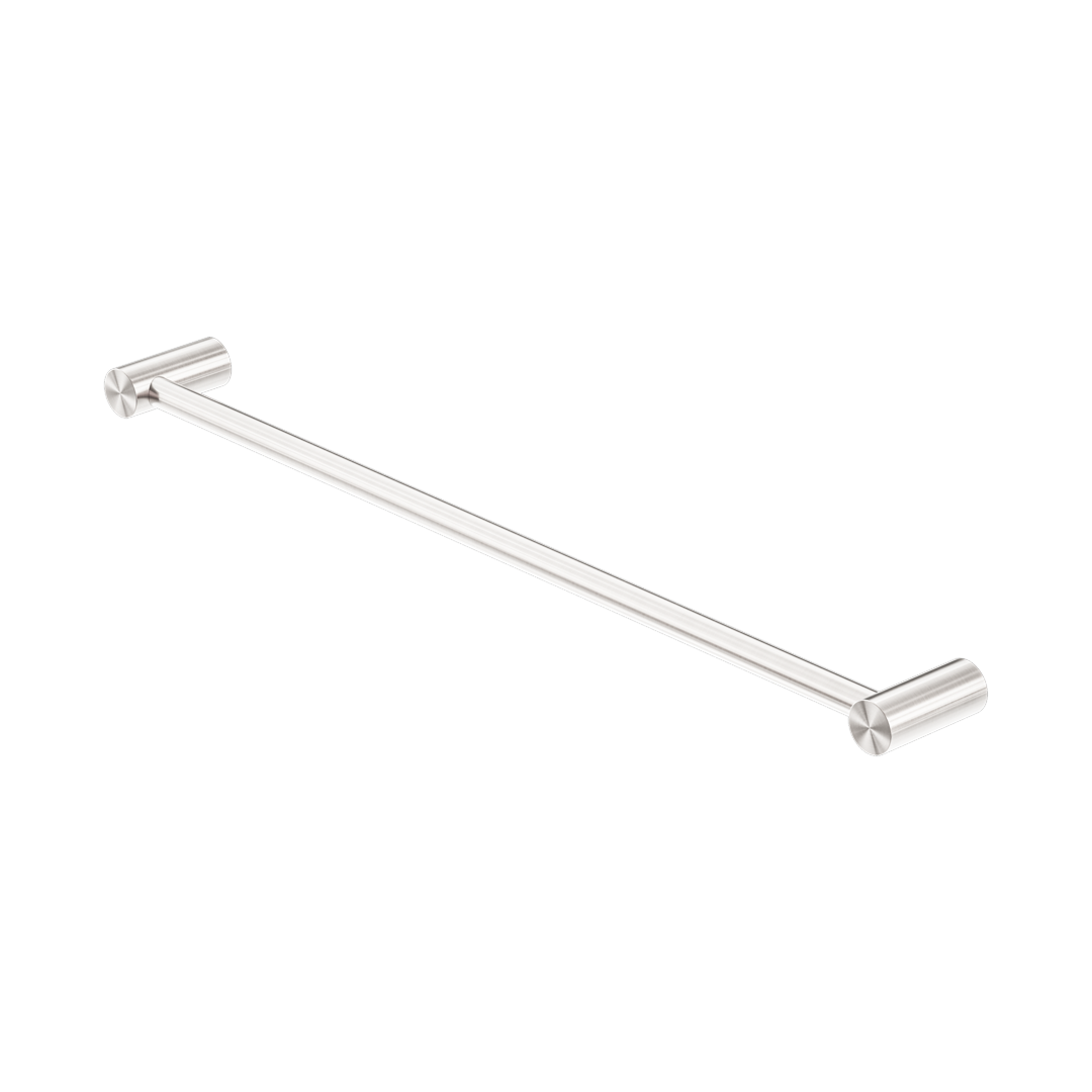 Nero Zen 316 Single 600mm Towel Rail - Brushed Nickel - NR1624BN