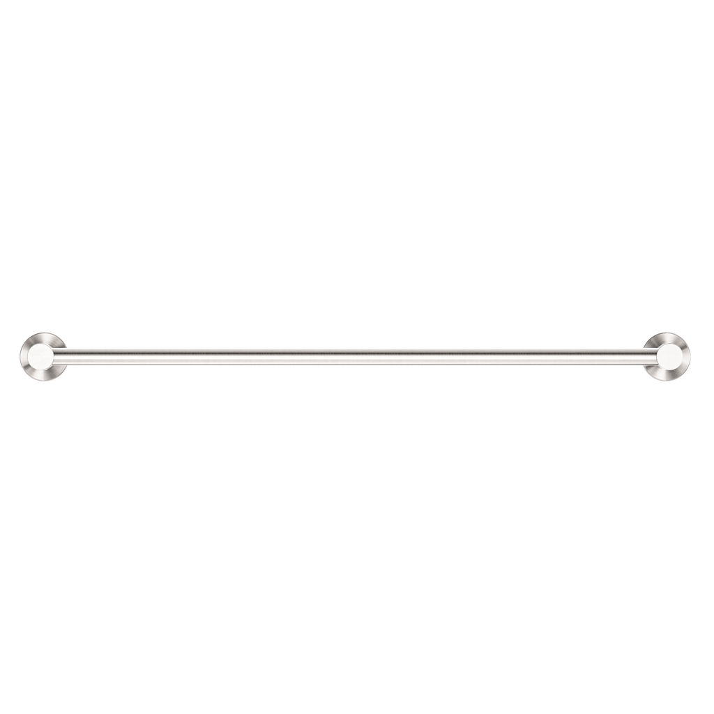 Nero Mecca Single Towel Rail 800mm - Brushed Nickel - NR1930BN