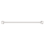 Nero Mecca Single Towel Rail 800mm - Brushed Nickel - NR1930BN