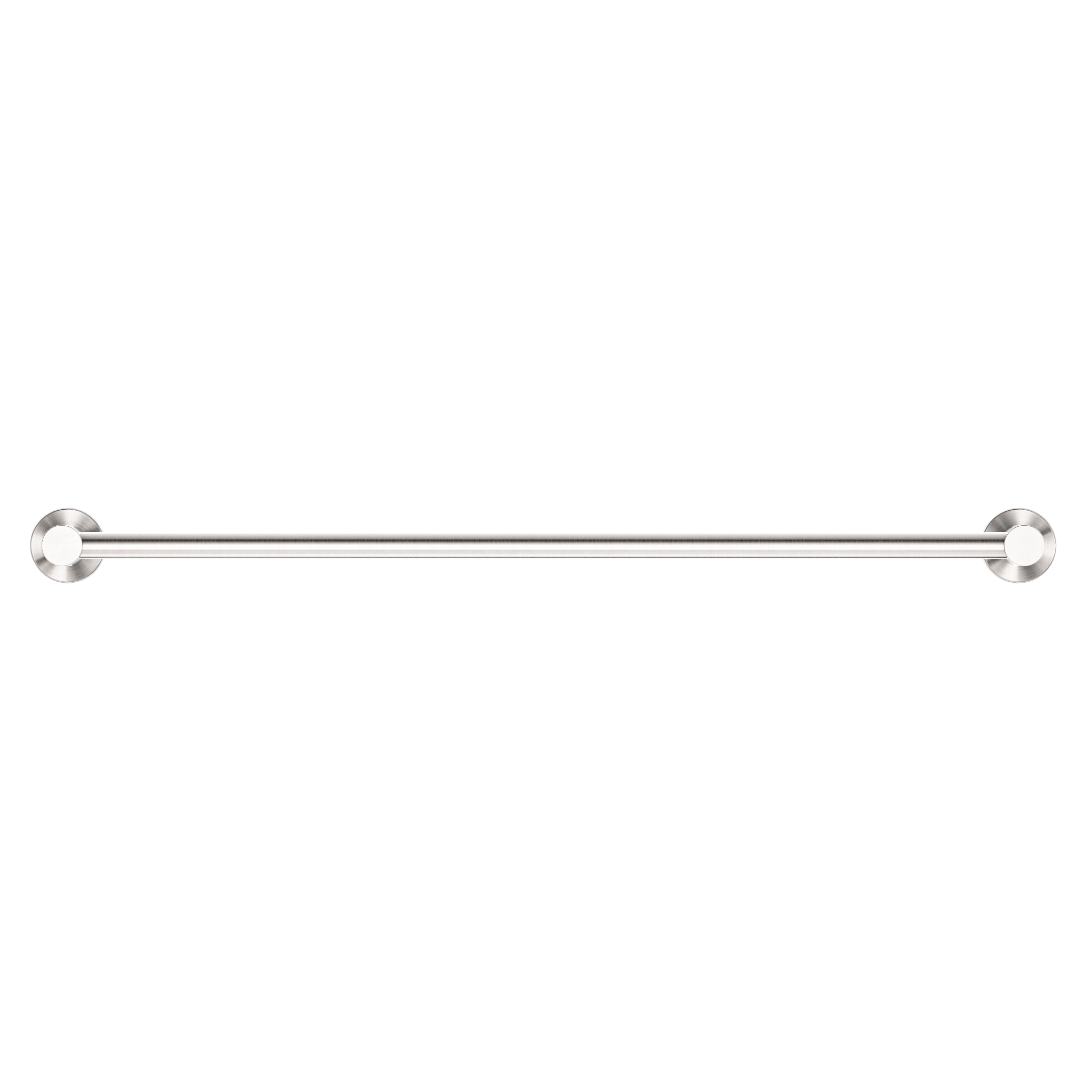 Nero Mecca Single Towel Rail 800mm - Brushed Nickel - NR1930BN