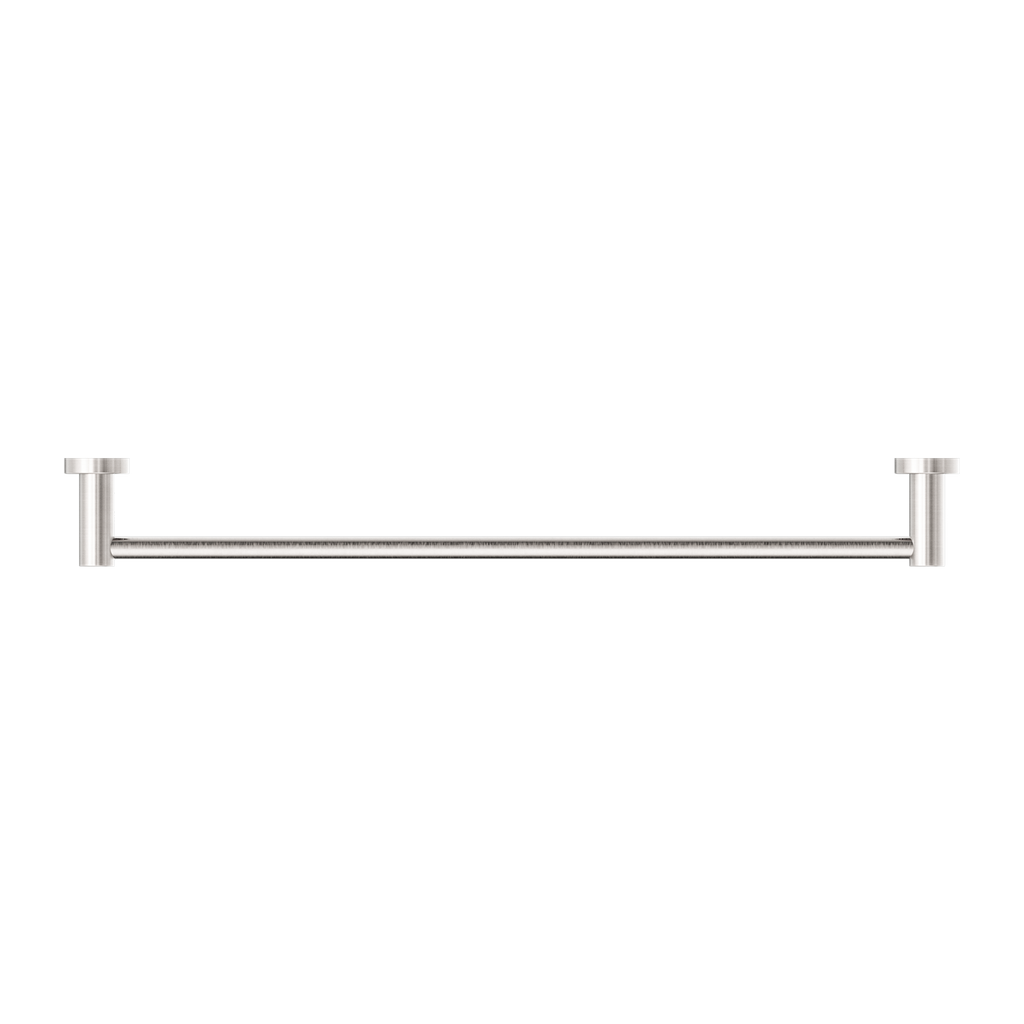 Nero Mecca Single Towel Rail 600mm - Brushed Nickel - NR1924BN