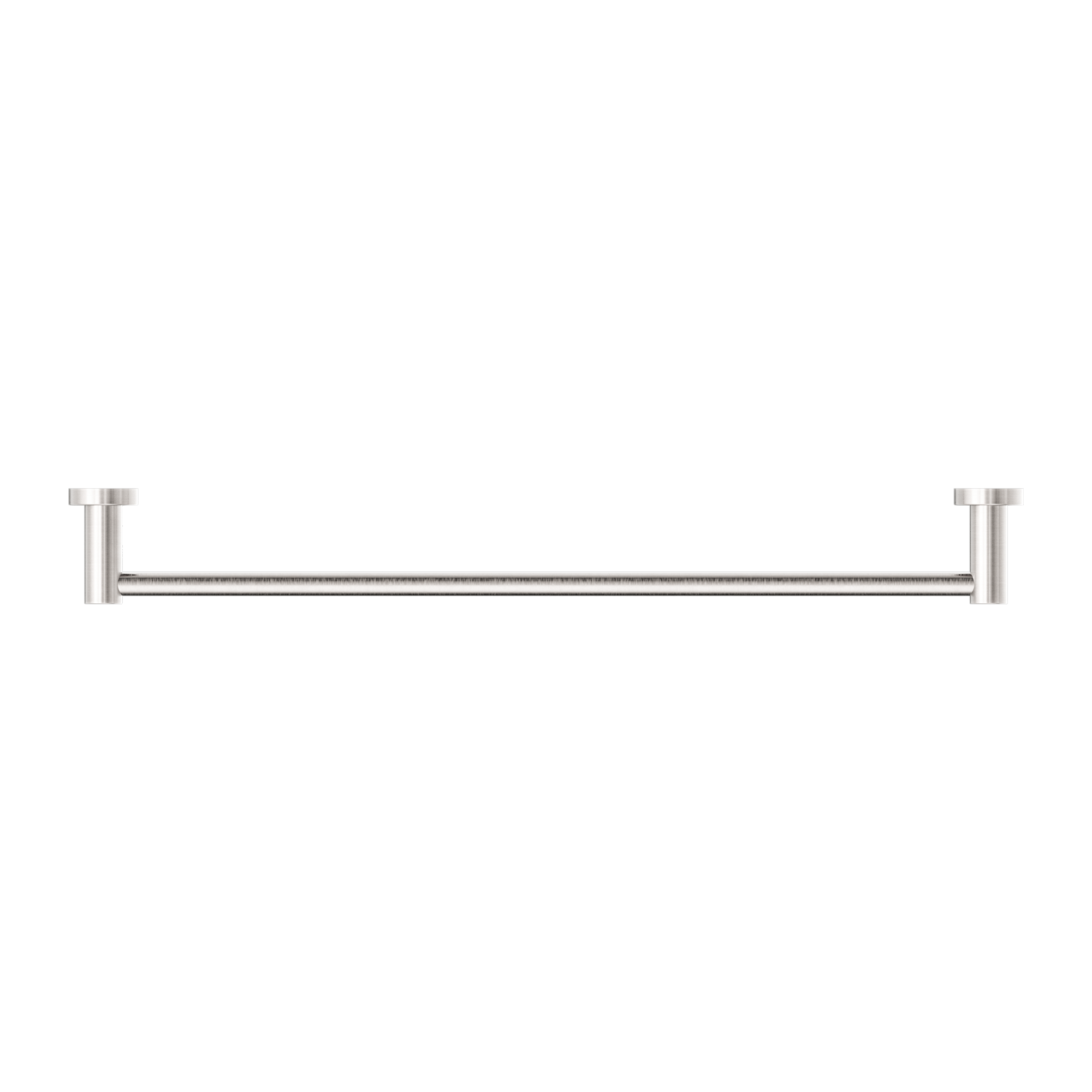 Nero Mecca Single Towel Rail 600mm - Brushed Nickel - NR1924BN
