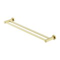 Nero Mecca Double Towel Rail 600mm - Brushed Gold - NR1924dBG