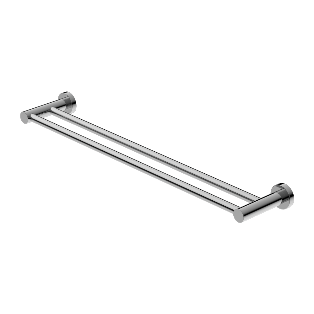 Nero Mecca Double Towel Rail 800mm - Chrome - NR1930dCH
