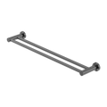 Nero Mecca Double Towel Rail 800mm - Gun Metal - NR1930dGM