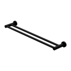 Nero Mecca Double Towel Rail 600mm - Matte Black - NR1924dMB