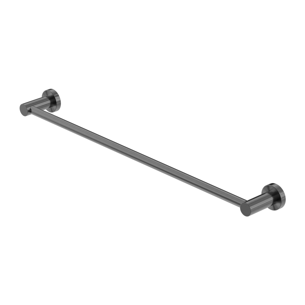 Nero Mecca Single Towel Rail 800mm - Gun Metal - NR1930GM