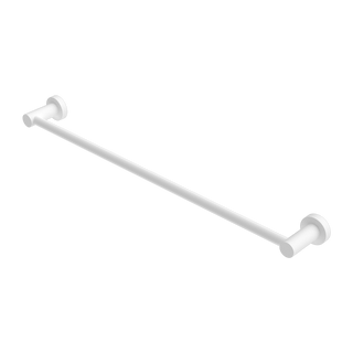 Nero Mecca Single Towel Rail 800mm - Matte White - NR1930MW