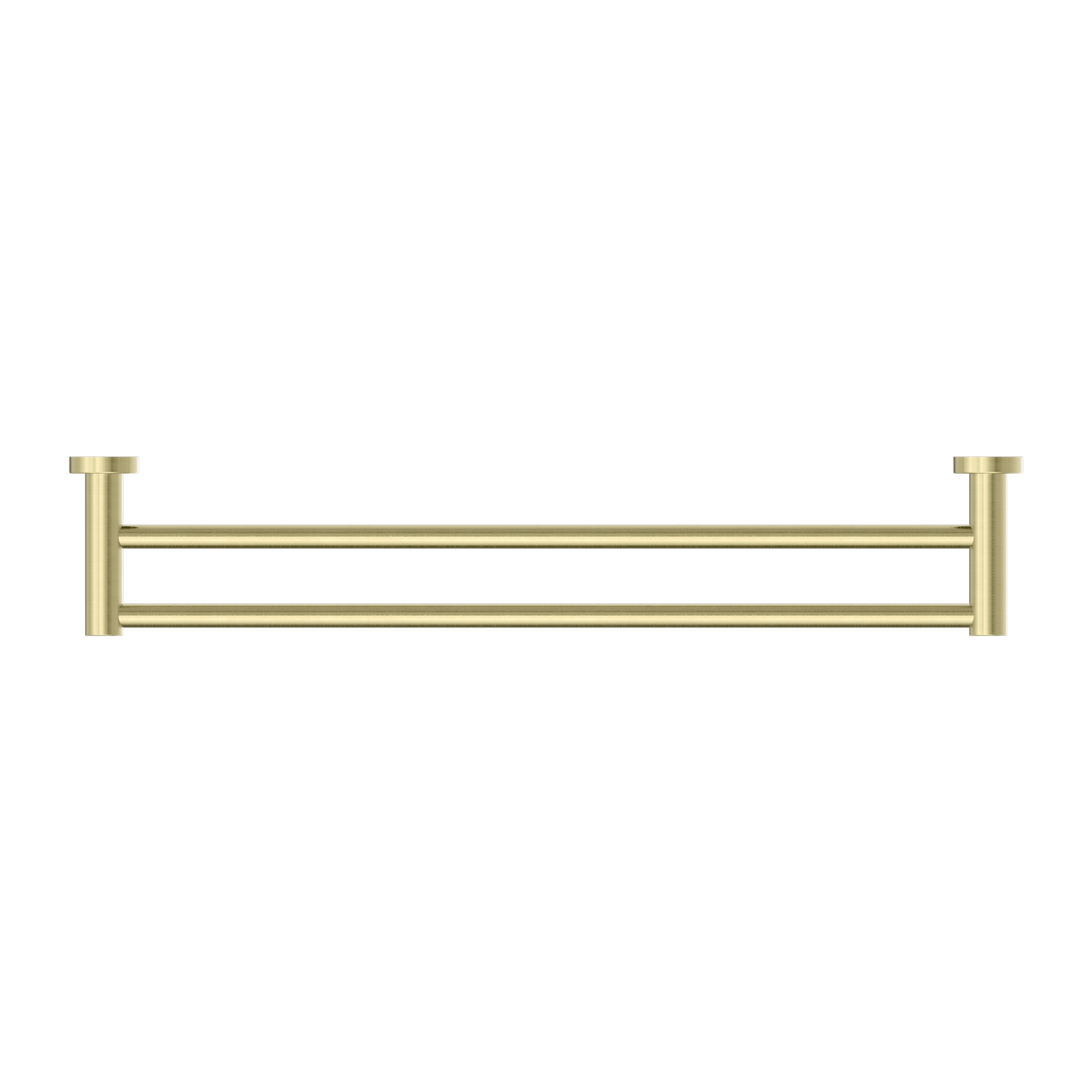 Nero Mecca Double Towel Rail 600mm - Brushed Gold - NR1924dBG