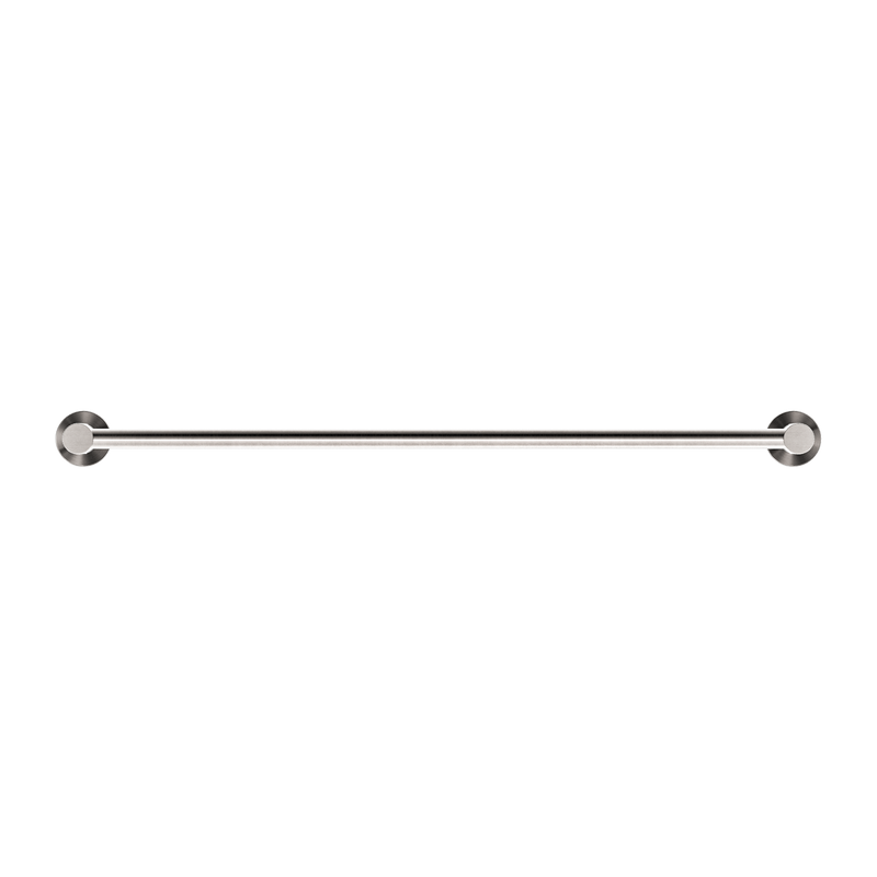 Nero Mecca Double Towel Rail 800mm - Brushed Nickel